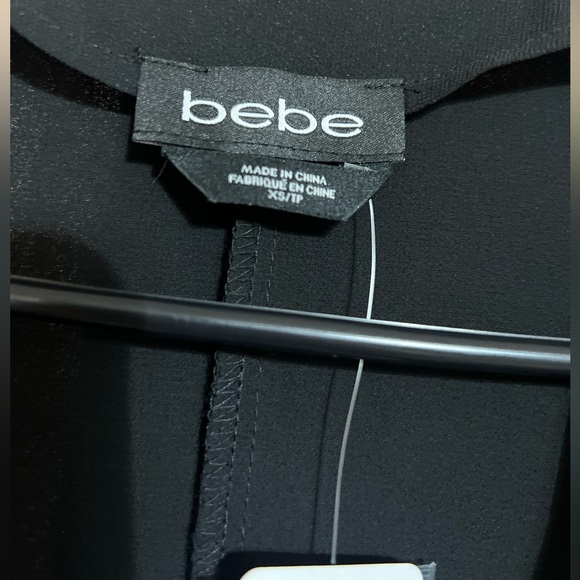 NWT bebe Long Draped Open Front Trench - Picture 4 of 4